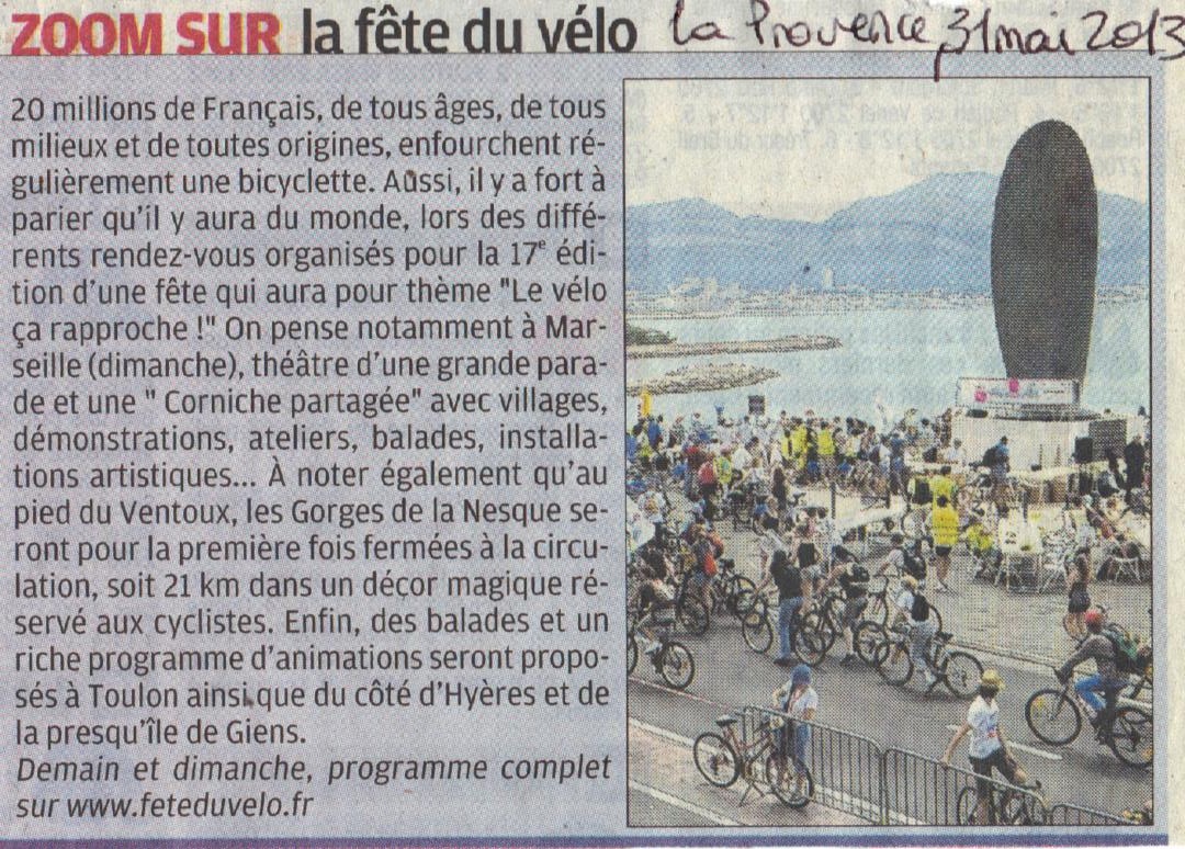 2013.05.31.La Provence.le vélo à lhonneur pendant trois jours2 774x1080