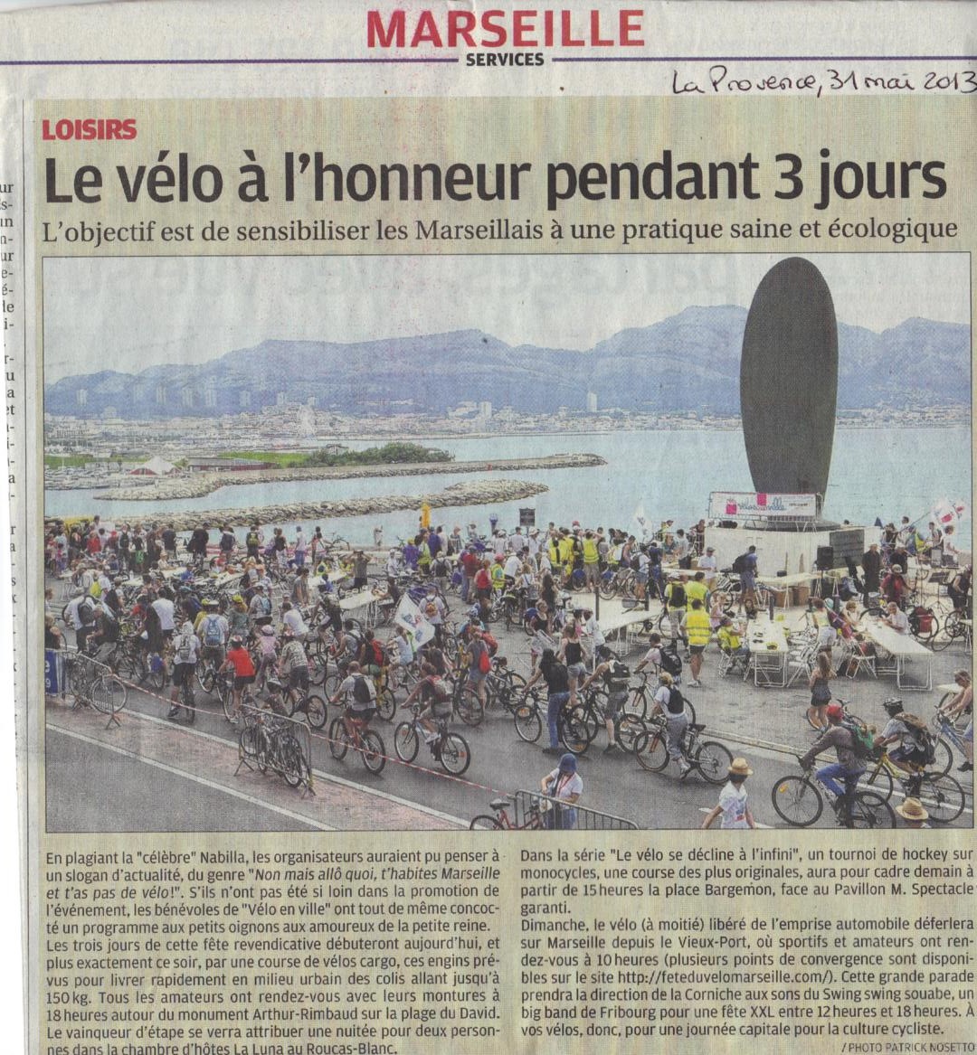 2013.05.31.La Provence.le vélo à lhonneur pendant trois jours 1167x1080