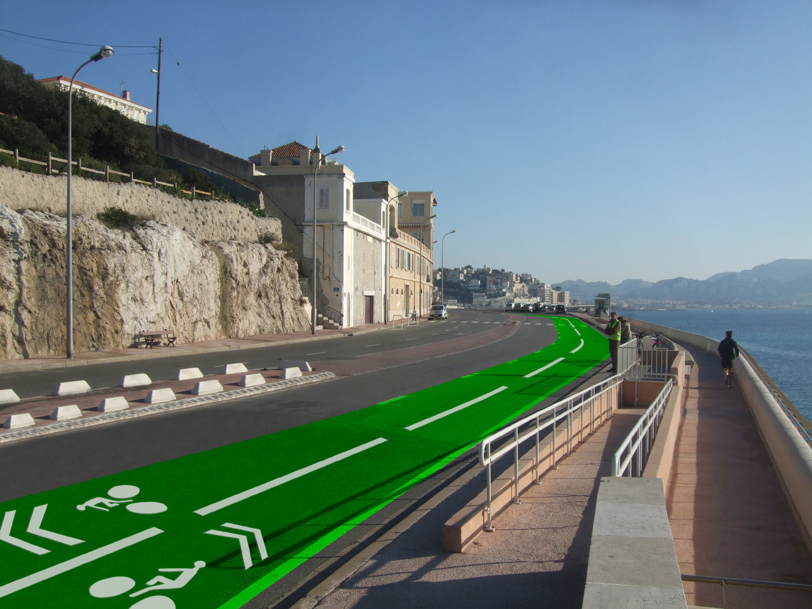 Piste corniche montage ok