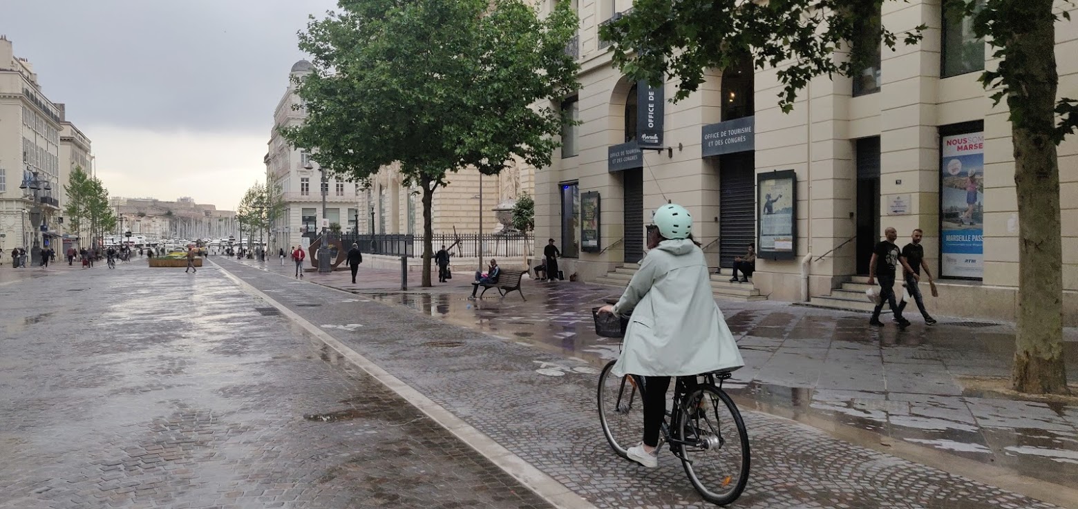 canebière, vélos, marseille