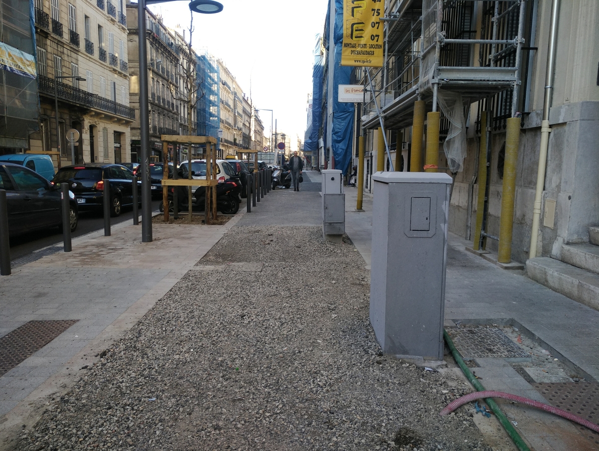 Cours Lieutaud, Marseille piste cyclable, 2020
