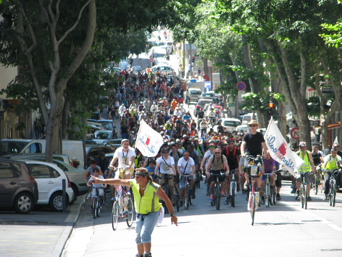 Collectif Vélos en Ville Fête du Vélo Marseille Parade 2014