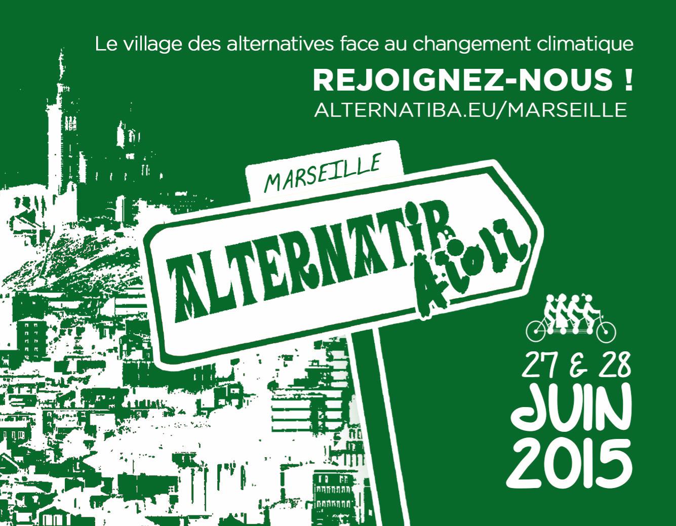 Collectif Vélos en Ville Marseille Alternatiba'ïoli 2015