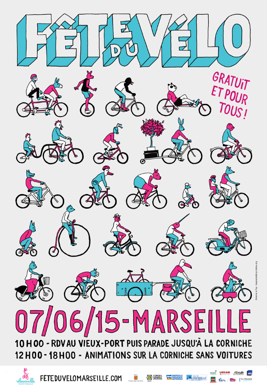 Collectif Vélos en Ville Marseille Fête du Vélo 7 juin 2015
