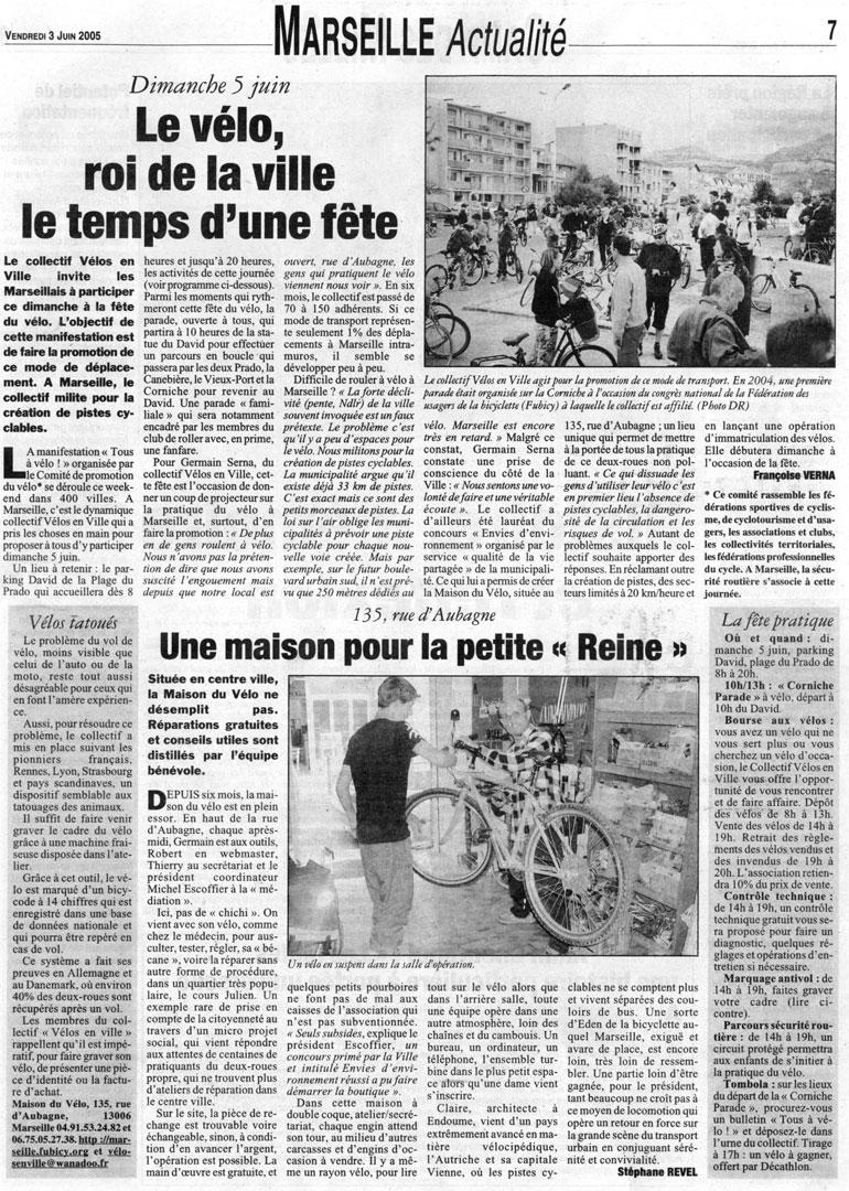 2005.06.03.La Marseillaise.Le vélo roi de la ville le temps dune fête 770x1080