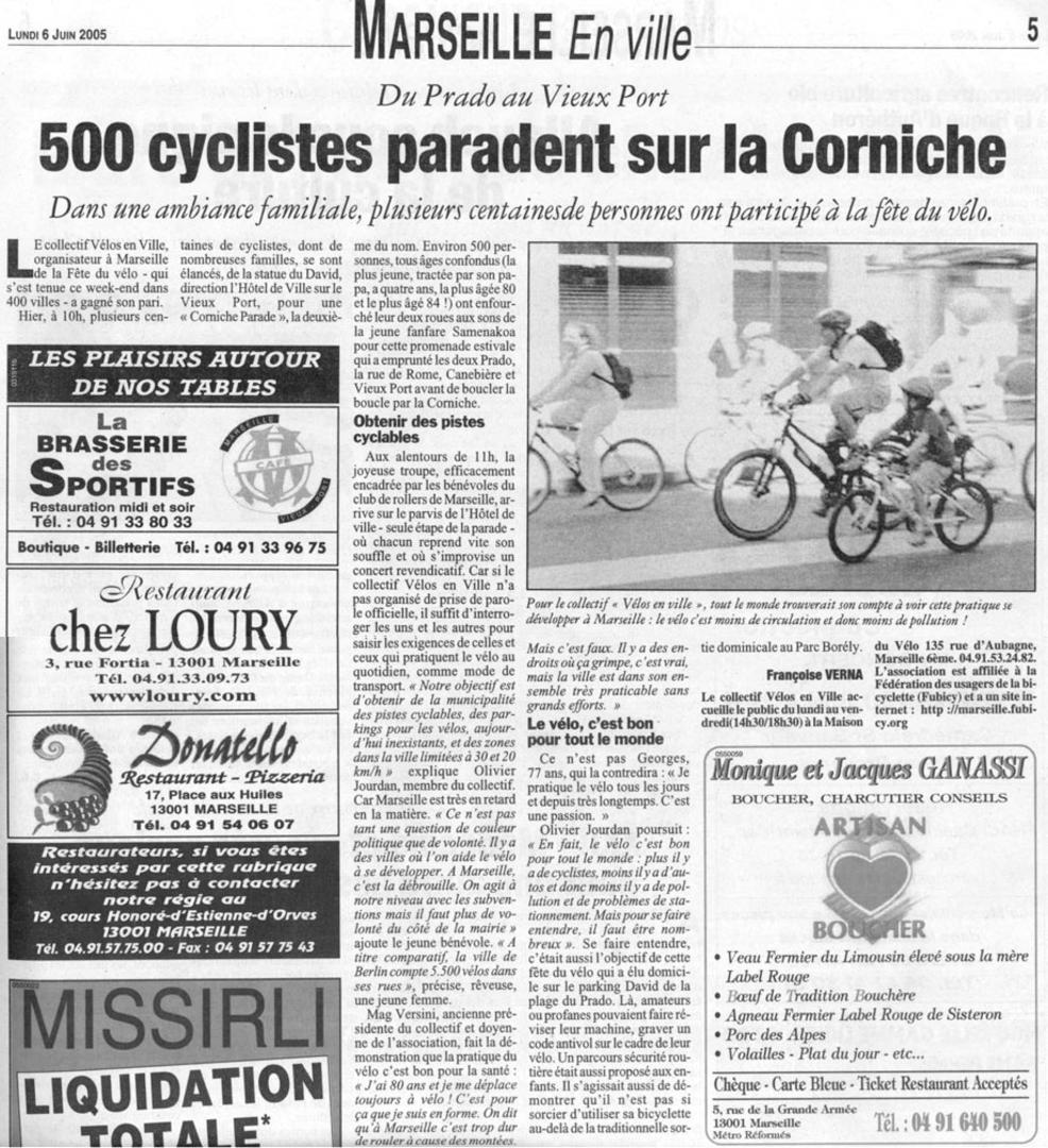 2005.06.06.La Marseillaise.500 cyclistes paradent sur la corniche 986x1080