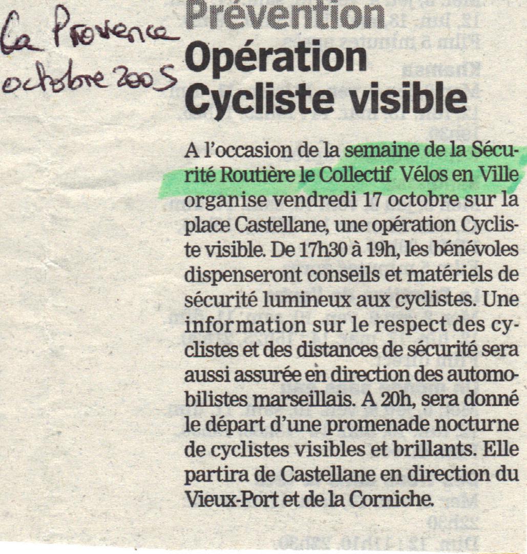 2005.10.La Provence.Opération cycliste visible. 1029x1080