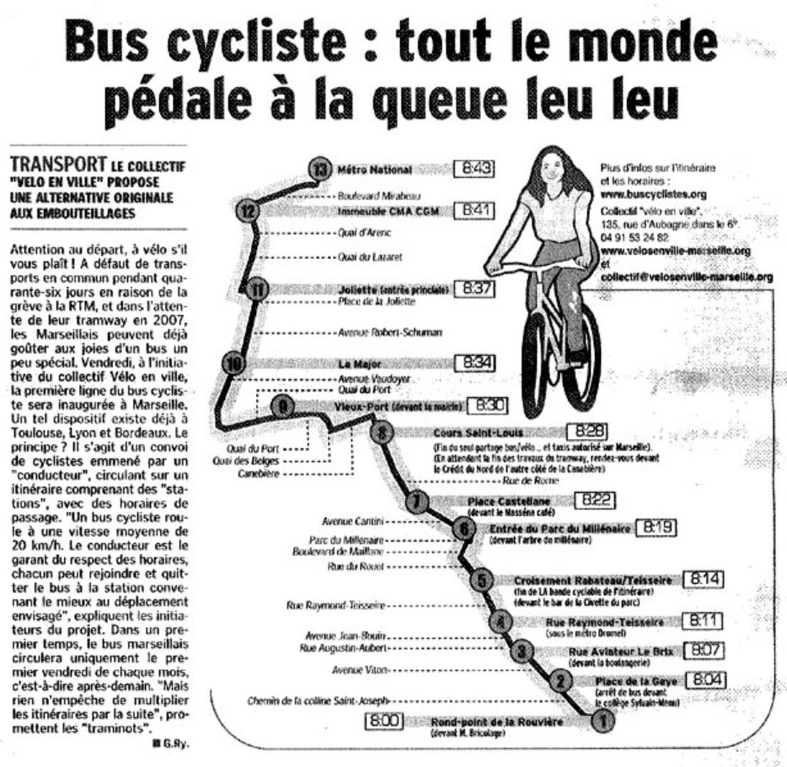 2005.11.30.La Marseillaise.Bus cycliste tout le monde pédale à la queue le leu 1107x1080
