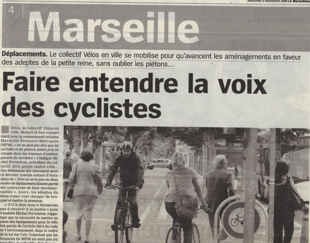 2009.12.09. La MArseillaise. Faire entendre la voix des cyclistes 847x1080