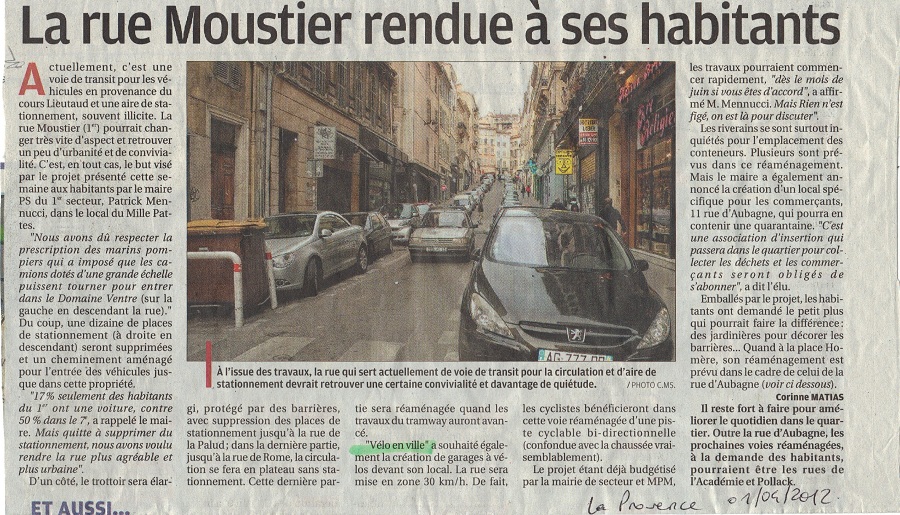 2012.04.01.La Provence.La rue Moustier rendue à ses habitants900