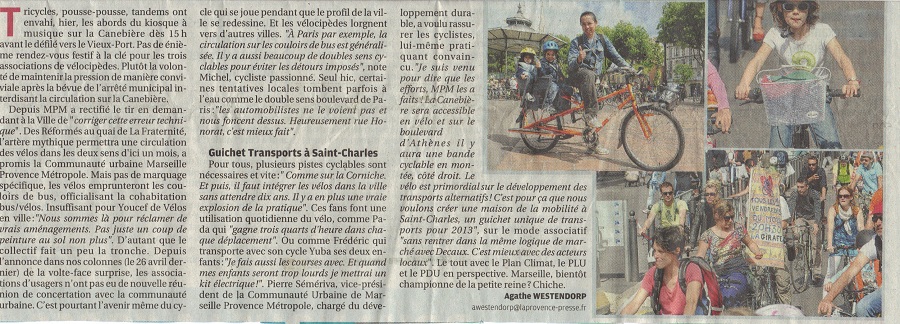 2012.05.06. La Provence2. Vélos à Marseille ça pédale dans le bon sens900