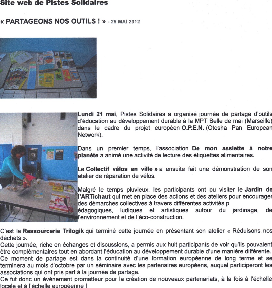 2012.05.25.Site web de Pistes Solidaires.Partageons nos outils900
