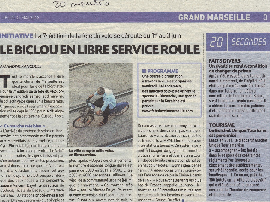 2012.05.31.20minutes.Le biclou en libre service roule900