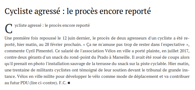 la marseillaise 03 12 18 procès