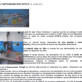 Pistes Solidaires 25 mai 2012 - Collectif Vélos en Ville