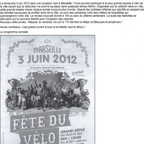 Le blog des Poulets Bicyclettes 18 mai 2012 - Collectif Vélos en Ville