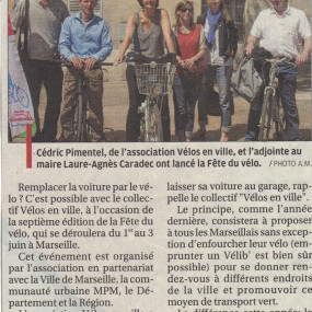La Provence 15 mai 2012 - Collectif Vélos en Ville