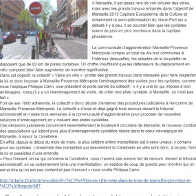 Marsactu 9 avril 2012 - Collectif Vélos en Ville