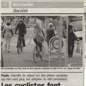 La Marseillaise, 15 mai 2009 - Collectif Vélos en Ville
