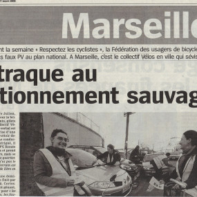 La Marseillaise, 257 mars 2009 - Collectif Vélos en Ville