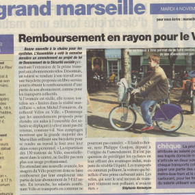 20 minutes, 4 novembre 2008 - Collectif Vélos en Ville