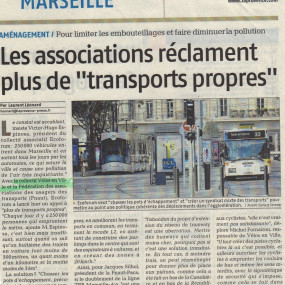 La Provence, 4 novembre 2008 - Collectif Vélos en Ville