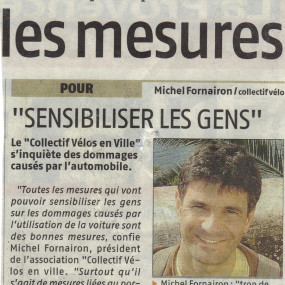 La Provence, 4 juillet 2008 - Collectif Vélos en Ville