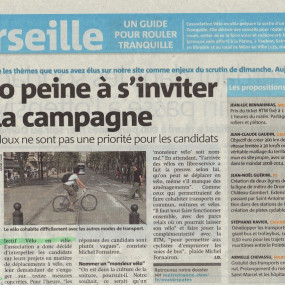 Métro, 4 mars 2008 - Collectif Vélos en Ville