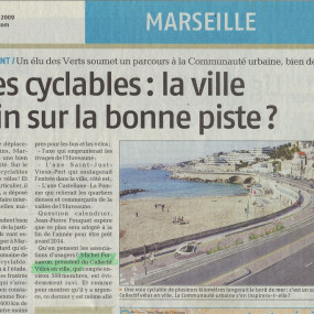 La Provence, 10 octobre 2009 - Collectif Vélos en Ville