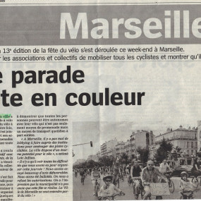 La Marseillaise, 8 juin 2009 - Collectif Vélos en Ville