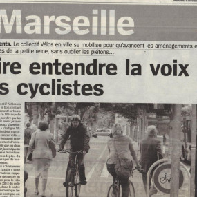 La Marseillaise 9 décembre 2009 - Collectif Vélos en Ville