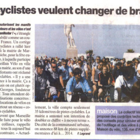 20 minutes 6 juin 2005 - Collectif Vélos en Ville