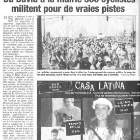 La Provence 6 juin 2005 - Collectif Vélos en Ville