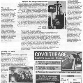 Marseille L'Hebdo, 26 janvier 2005 - Collectif Vélos en Ville