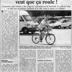 La Provence 27 juin 1999 - Collectif Vélos en Ville