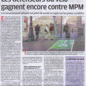 La Provence 22 avril 2013 - Collectif Vélos en Ville