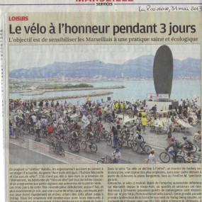 La Provence, 31 mai 2013 - Collectif Vélos en Ville