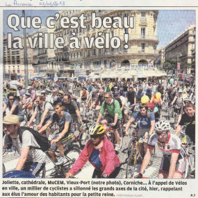 La Provence, 3 juin 2013 - Collectif Vélos en Ville