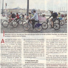La Provence, 10 décembre 2014 - Collectif Vélos en Ville