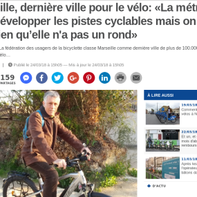 20 minutes, 24 et 26 mars 2018 - Collectif Vélos en Ville