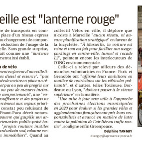 La Provence, 27 juin 2018 - Collectif Vélos en Ville