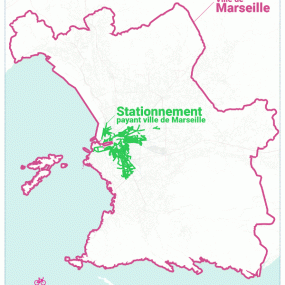 Comparaison du stationnement payant automobile Marseille Paris - Collectif Vélos en Ville