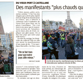 La Provence, 9 décembre 2018 - Collectif Vélos en Ville