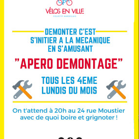 Apéro - Café - Démontage du lundi 23 décembre ! - Collectif Vélos en Ville